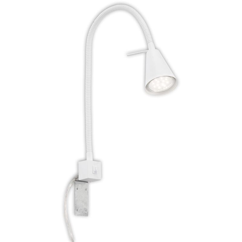 Led Wandleuchte Tuso Weiß 5w, Warmweiß Wandleuchte - Briloner