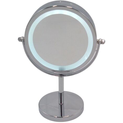 LED-Kosmetikspiegel mit Vergrößerung Schminkspiegel Badspiegel Standspiegel