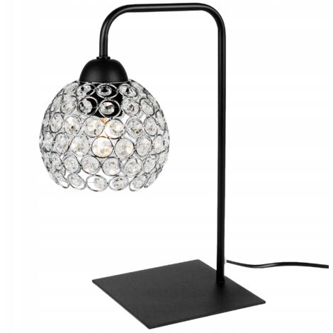 LED-Kristallkugel-Nachttischlampe