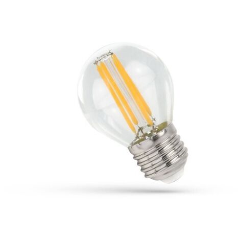 LED-Kugellampe COG WW klar WOJ+14072, 2700K, 4W