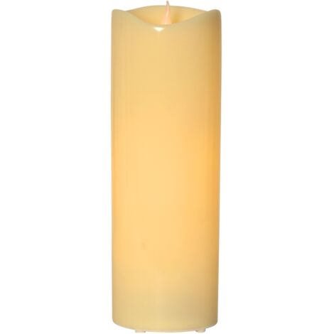 LED-Kunststoff-Kerze "Grande", flackernd, 38 cm