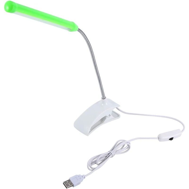 LED Lamp & agrave; Dimmable USB powered clamp Clamp Light Table Table desk reading lamp for reading, studying, working, bedroom lying down, desk