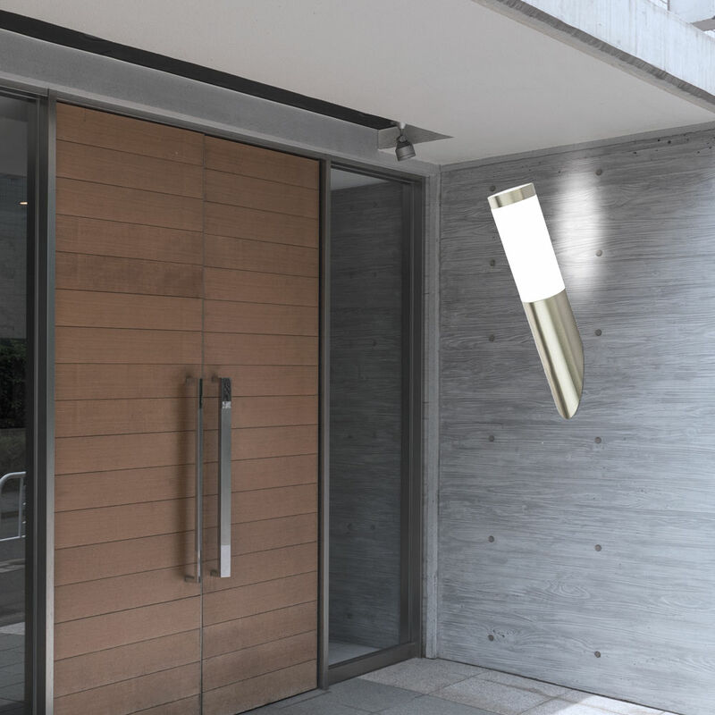 Image of Etc-shop - Faretto da parete per esterni a led da 9,5 watt con illuminazione da giardino, luce in acciaio inossidabile