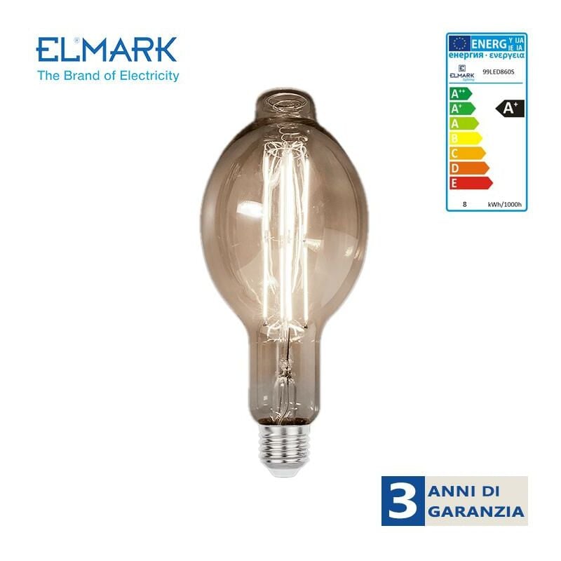 Led lampada vintage dimmerabile 8W E27 120