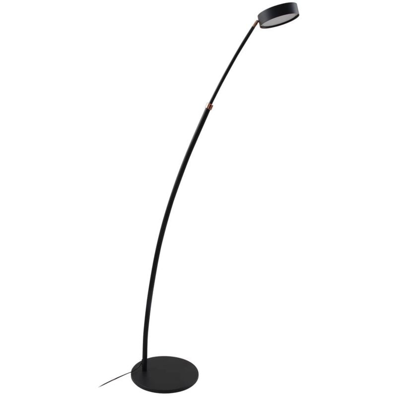 LED Lampadaire à intensité variable 'Boga' en métal pour salon & salle à manger