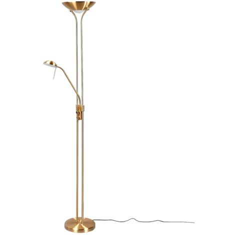 LED Lampadaire à intensité variable 'Josefin' en métal pour salon & salle à manger