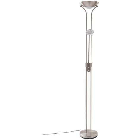 LINDBY LED Lampadaire à intensité variable 'Josefin' en métal pour salon & salle à manger