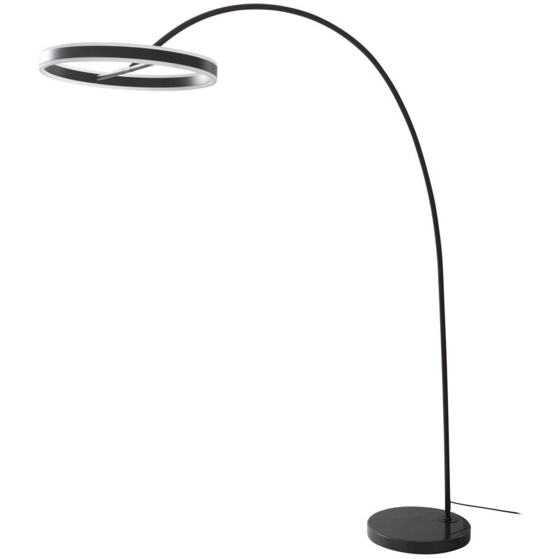 Led Lampadaire à intensité variable 'Yekta' en métal pour salon & salle à manger