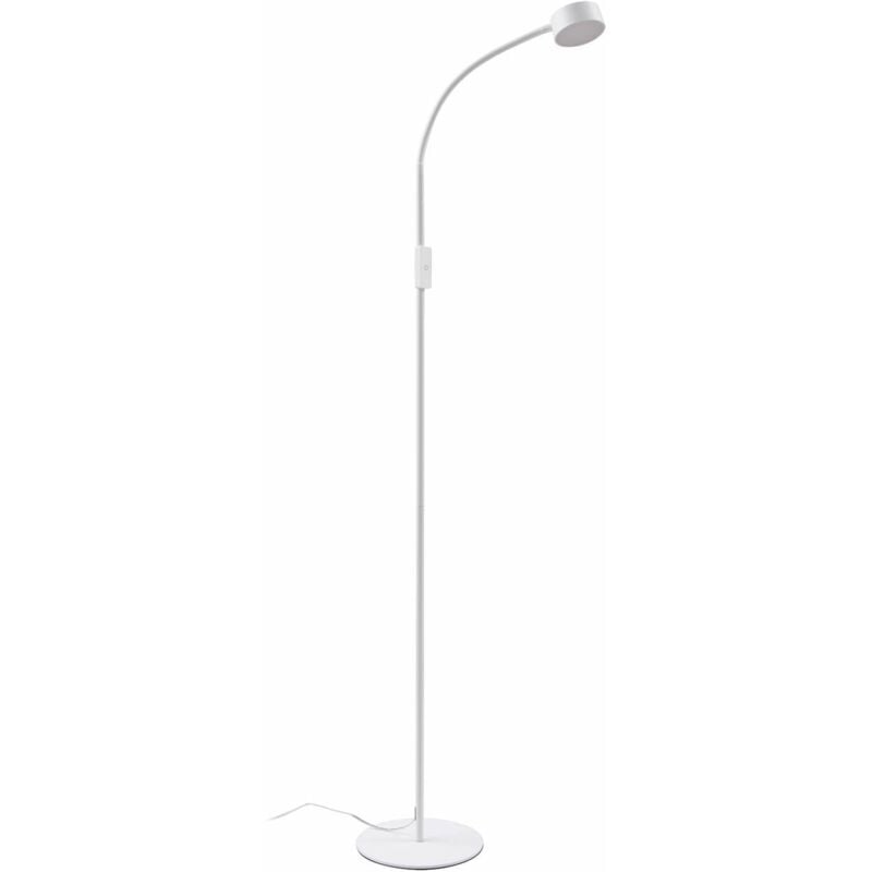LED Lampadaire à intensité variable 'Maori' en métal pour bureau