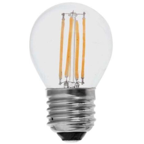LED LAMPADINA 4W FILAMENTO E27 G45 6500K                                                                 - Luce FREDDA