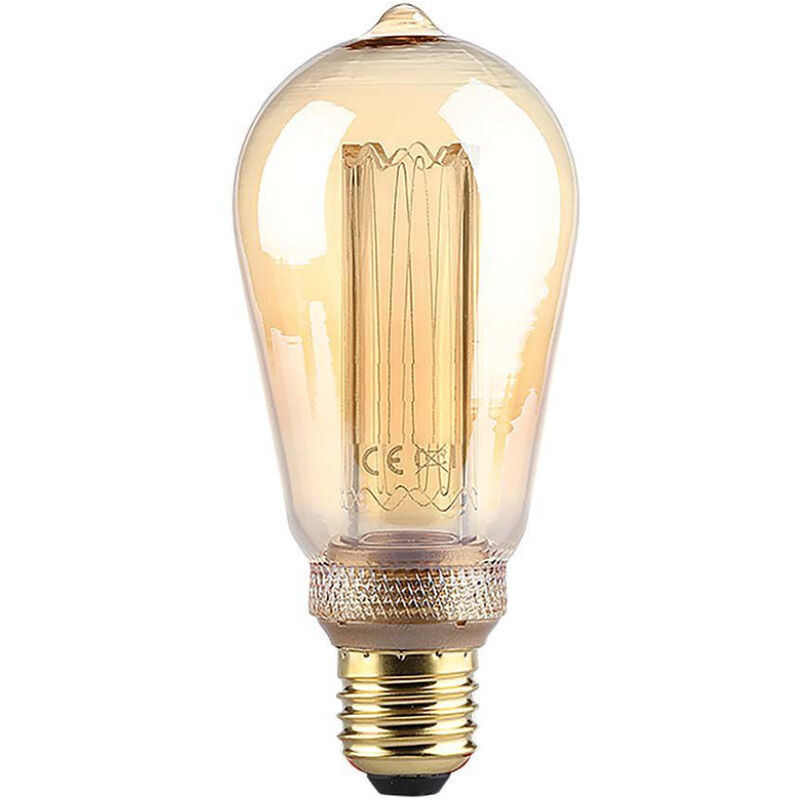 Image of Lampadina led E27 4W ST64 Candela Filamento Ambrato Art 1800K - V-tac