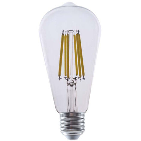 LED LAMPADINA 4W FILAMENTO E27 ST64 CLEAR COVER 4000K                                                    - Luce NATURALE