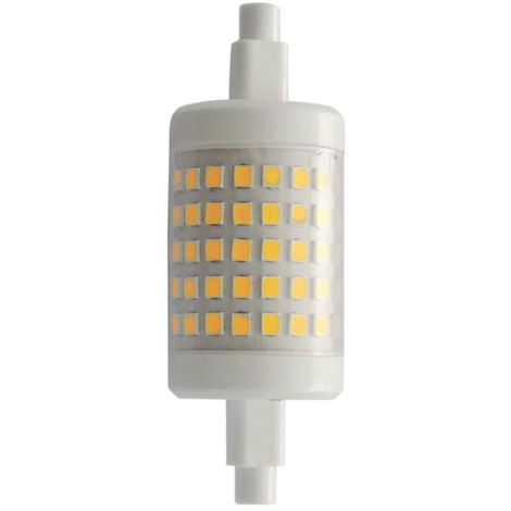 LED LAMPADINA PLASTICA 7W R7S 78MM 6500K                                                                 - Luce FREDDA