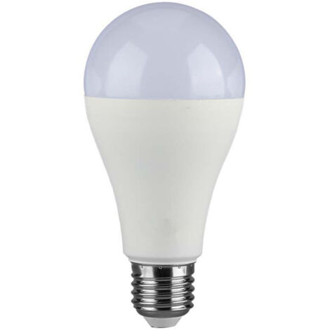 LED LAMPADINA SAMSUNG CHIP 15W E27 A65 PLASTICA 6500K                                                    - Luce FREDDA