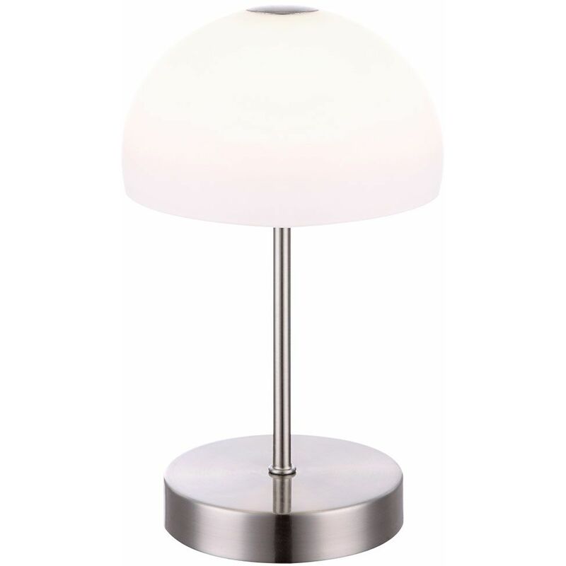 

LED lámpara de mesa de noche vidrio living dormitorio iluminación táctil encendido / apagado lámpara de lectura Globo 21936