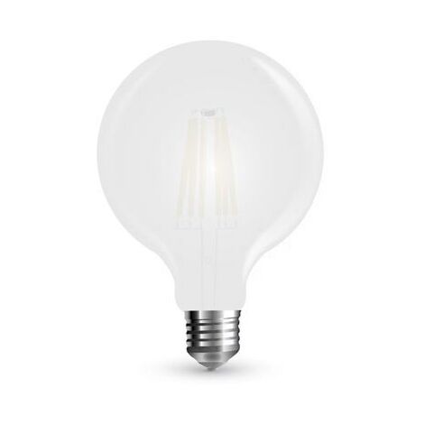 LED Lampe 7W G125 Filament Glühfaden Frosted E27 840LM  Mod. VT-2067 - SKU 7189 - Warmweiß 2700K