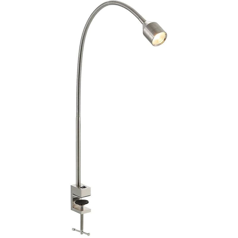 Lindby - led Lampe à pince 'Hanilo' en aluminium pour bureau