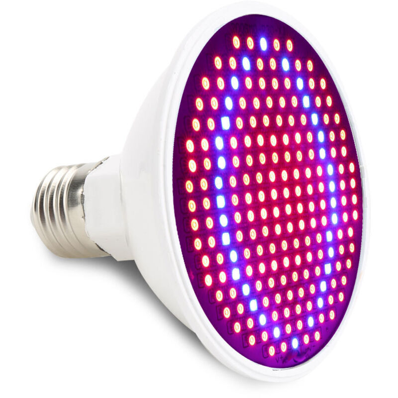 LED Lampe de Croissance Lumière de Plante Lampe d'Élairage de Croissance 20W E27 Ampoule 200pcs led Spectrum pour Plante Culture Fleur Jardin