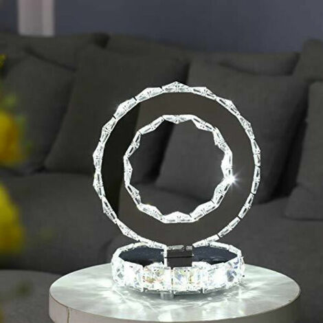 Mini Lampe de Table Led Cristal Transparent