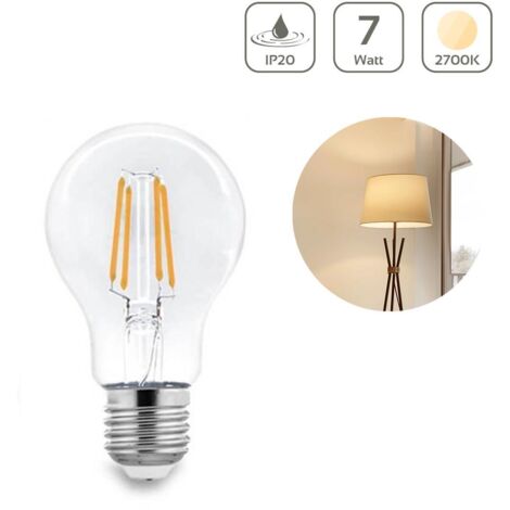 LED Lampe Filament E27 7W A60 2700K