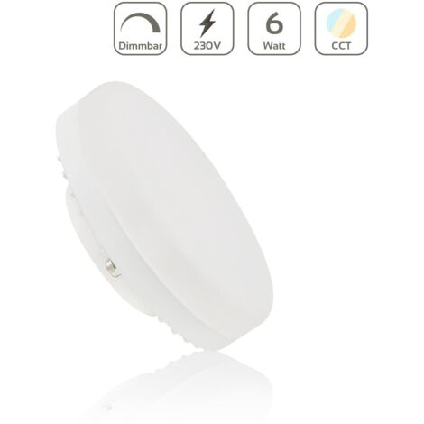LED Lampe GX53 6W 120° 230V CCT Lichtfarbe einstellbar