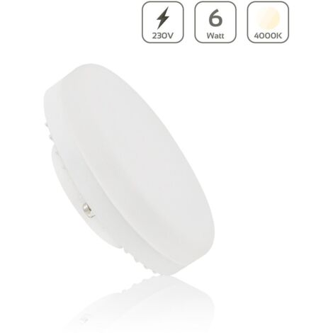 LED Lampe GX53 6W 230V - Lichtfarbe: 4000K neutralweiß