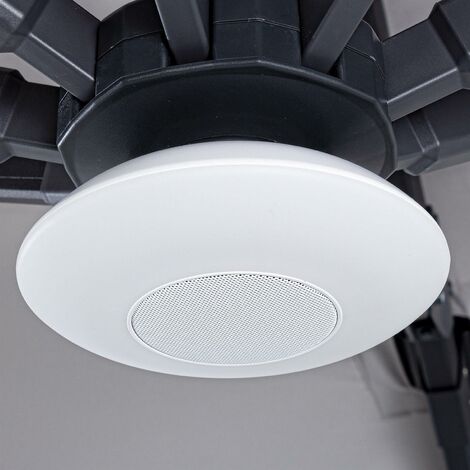 Led-Lampe mit Bluetooth-Lautsprecher für Sonnenschirm und Pavillon, mit usb wiederaufladbar
