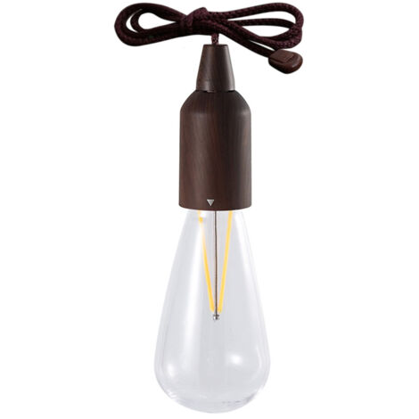 LED-Lampe mit Kabel und tragbarer Pendelleuchte für Camping, Innen- und Außendekoration, batteriebetrieben