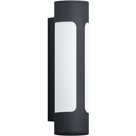 LED Lampe paroi extérieure TONEGO blanc anthracite L: 7,5 cm H: 31cm D: 10cm IP44
