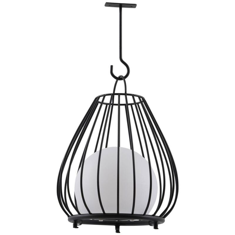 Lindby - led Lampe solaire extérieur à intensité variable 'Kelda' en aluminium