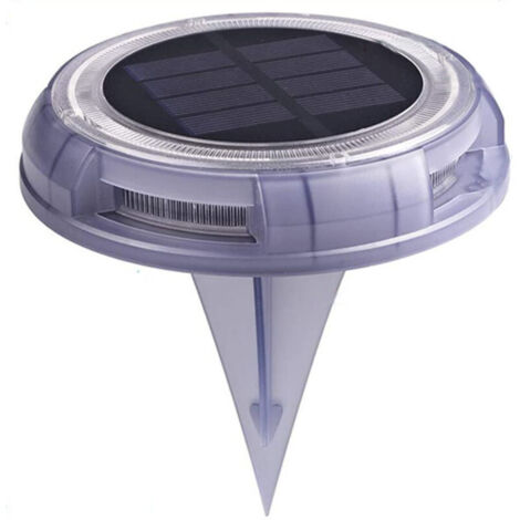 LED Lampe Solaire Exterieur, Lumiere LED Exterieur Solaire et Auto On/Off Lampe de pont Solaire avec étanchéité IP68 pour Escalier passerelles, jardins, patios (Chaud-blanc lot de 4)