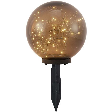 LED Lampe solaire 'Tjelle' - gris fumée