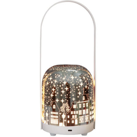 LED-Lampe, tragbares, kabelloses, batteriebetriebenes Nachtlicht, batteriebetriebene blinkende Tischlampe, ideal für Weihnachtsdekorationen.