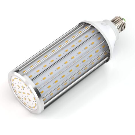 LED-Lampen, E27, 60 W, 3000 K, 5850 lm, 160 x 5730 SMD, Maisbirne, 550 W Hochleistungs-Aluminium-Konvertierungsbirne, LED-Straßenleuchte, 360-Grad-Strahler, für Garage, Einfahrt [Energieklasse F]