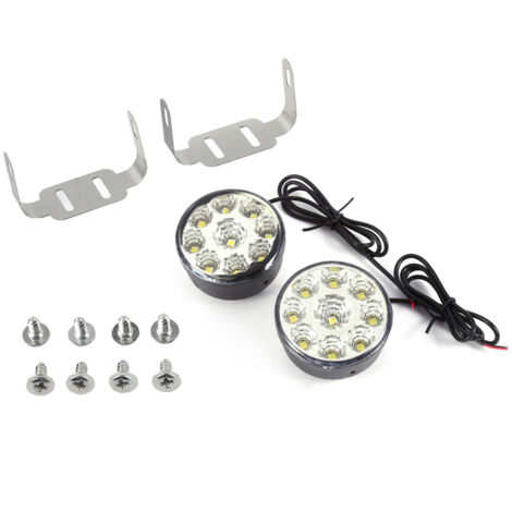 LED-Lampen für Auto-Tagfahrlicht, 2 Stück, hellweiß