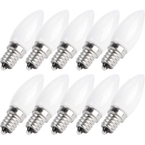 LED-Lampen – XVX – E12 – Warmweiß – 1,5 W – 230 V Wechselstrom – 10er-Pack