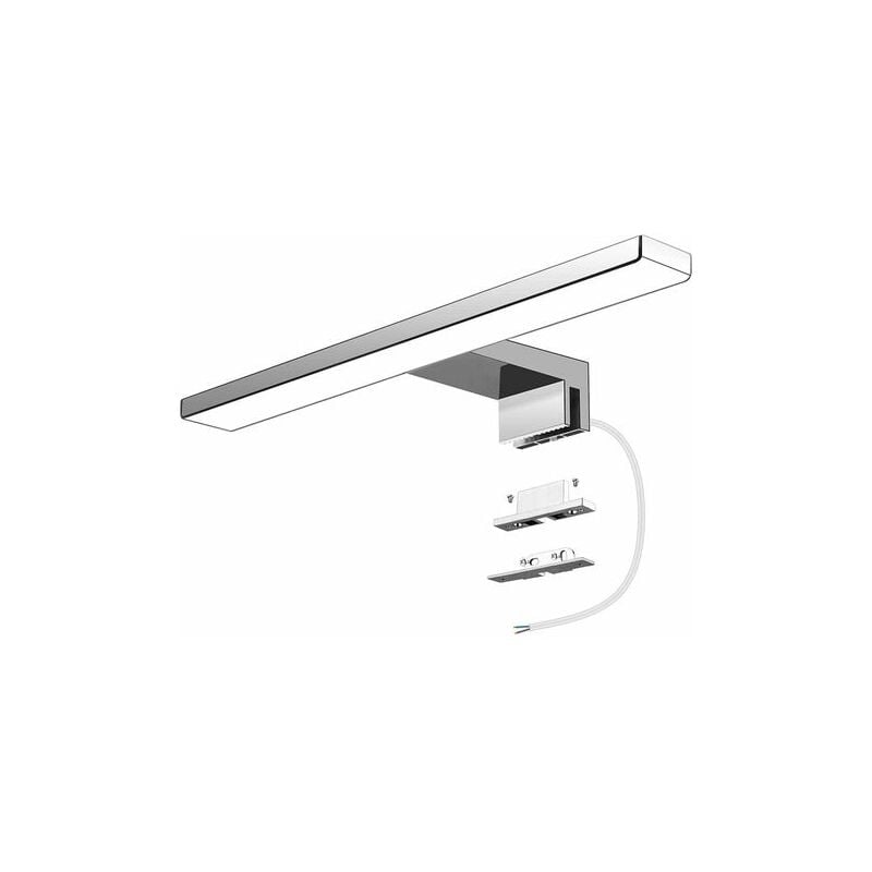 Led Lampes Miroir Salle de Bain 5W 500 Lumens,Luminaire Salle de Bain 30cm Blanc Froid 6000K,Applique Murale Salle de Bain étanche IP44 pour