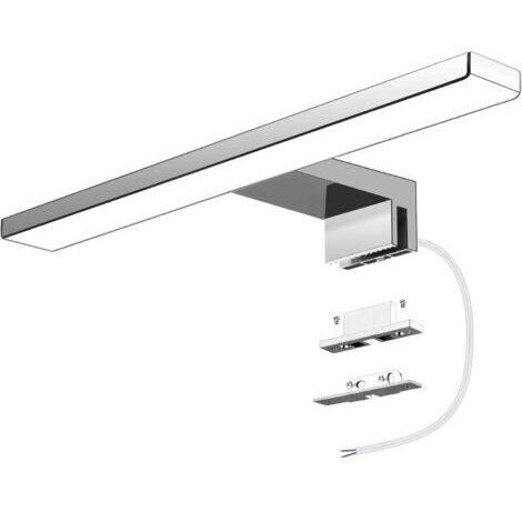 LED Lampes Miroir Salle de Bain 6W 600 Lumens,Luminaire Salle de Bain 30cm Blanc Froid 6000K,Applique Murale Salle de Bain étanche IP44 pour Miroir,pas D'éclairage de Meuble Scintillant