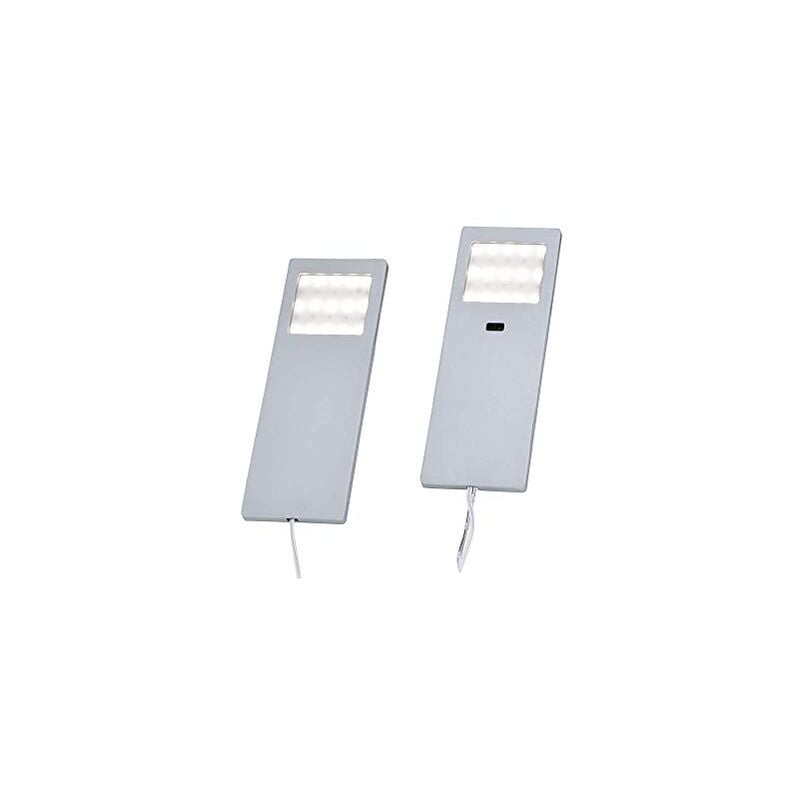 Helena lot de 2 spots encastrables en aluminium avec 1 led board 2 w 3000 k IP20 neuhaus 1121-95-2