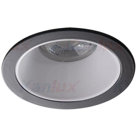 LED LED Cuffia montabile max 10W GU5.3/GU10 IP20 Ø89mm nero/bianco - foratura 75mm
