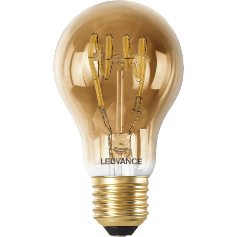 Ledvance - Ampoule led smart+ wifi, teinte dorée, 6W, 470lm, forme classique culot E27, lumière blanche réglable (2200-5000K) dimmable, application