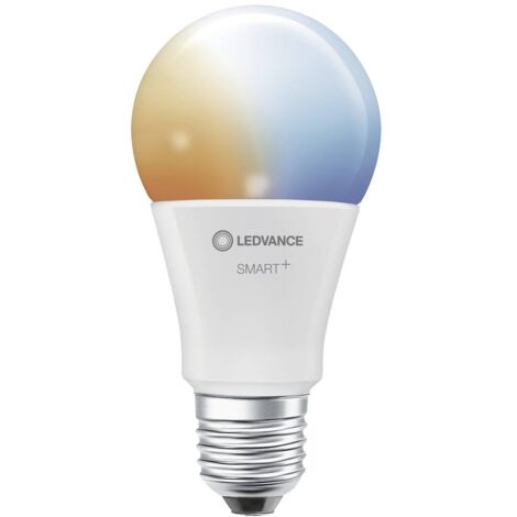 Source de lumière ampoule LED RVB blanche lampe moderne télécommande  dimmable forme sphérique changement de couleur, 1x douille LED E27 4W 470lm  2700K blanc chaud, DxH 6x11 cm