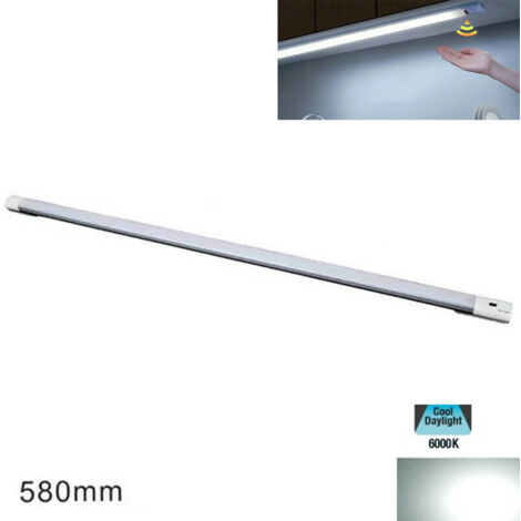 LED-LEISTEFÜRKÜCHENSCHRÄNKE,KALTESLICHT,HANDBEWEGUNGSSENSOR,WIEDERAUFLADBAR,58CM