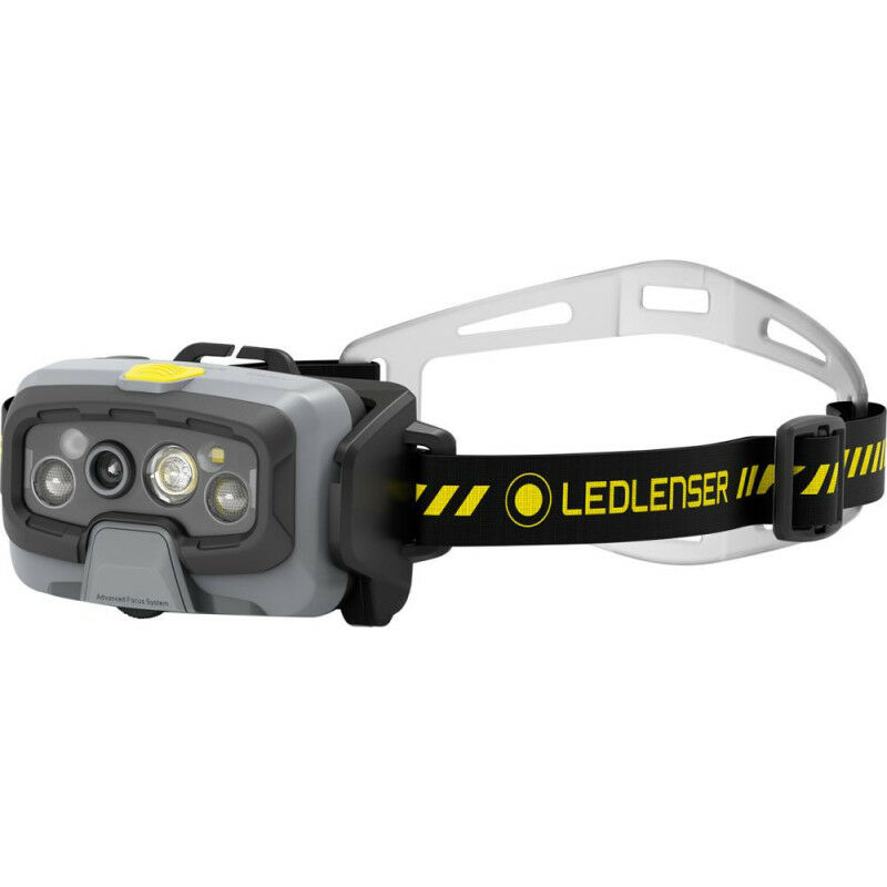 Image of Led Lenser - Lampada di badda con batterie HF8R lavoro giallo 20-1600 lumens ledlenser