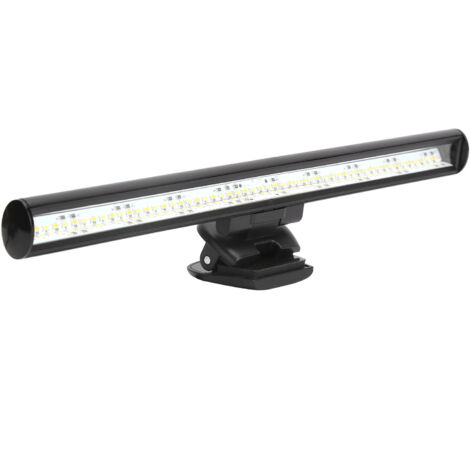 LED-Leselampe für Laptop-Bildschirm, einstellbare Helligkeit und Farbtemperatur