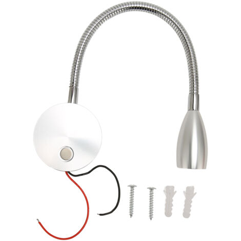 LED-Leseleuchte für Wohnmobile mit USB-C-Anschluss, Touch-Bedienung und sanftem Licht, 12–24 V, für Campervans oder Boote