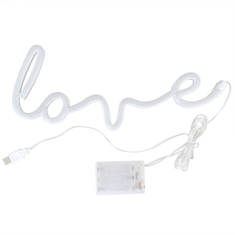 LED-Leuchte [EINZIGARTIGES MODELL] Luminosphere-Buchstabe PVC IP20 USB/Batterien 236 g