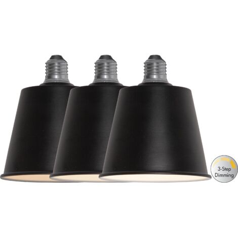 LED-Leuchtmittel Decoled Dream E27 35W schwarz 3-stufig dimmbar weiß
