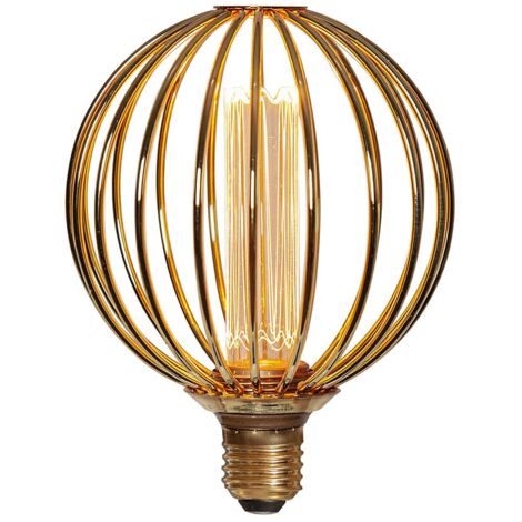 LED-Leuchtmittel Decoled Metal E27 43W 180lm 3-Step-Dimmer gold