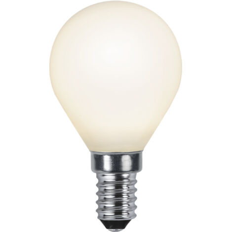 LED-Leuchtmittel ,Opaque Filament', E14, 5W, 450lm, dimmbar, milchig, warmweiß